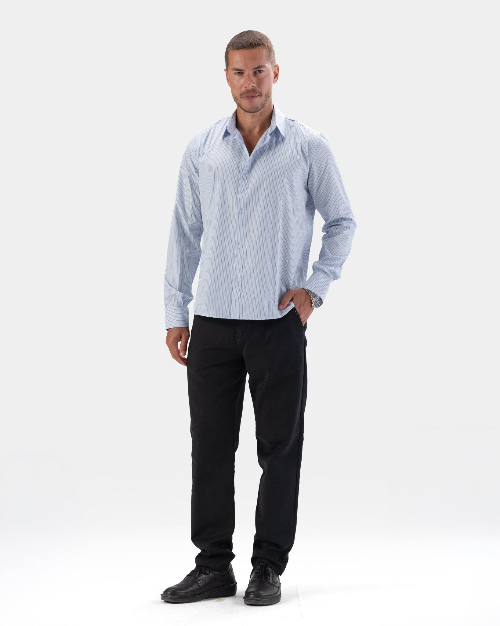 ALDEN STRIPED SHIRT - Olmont